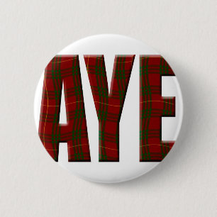 Tartan Aye Button