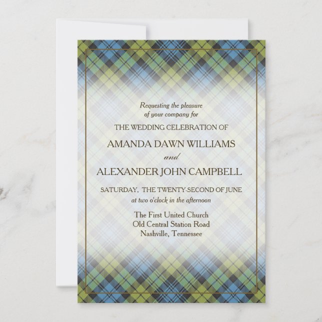 Tartan Beauty Campbell Family Scott Kariert (Vorderseite)