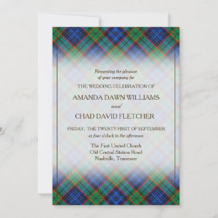 Tartan Beauty Clan Fletcher Scottish Kariert