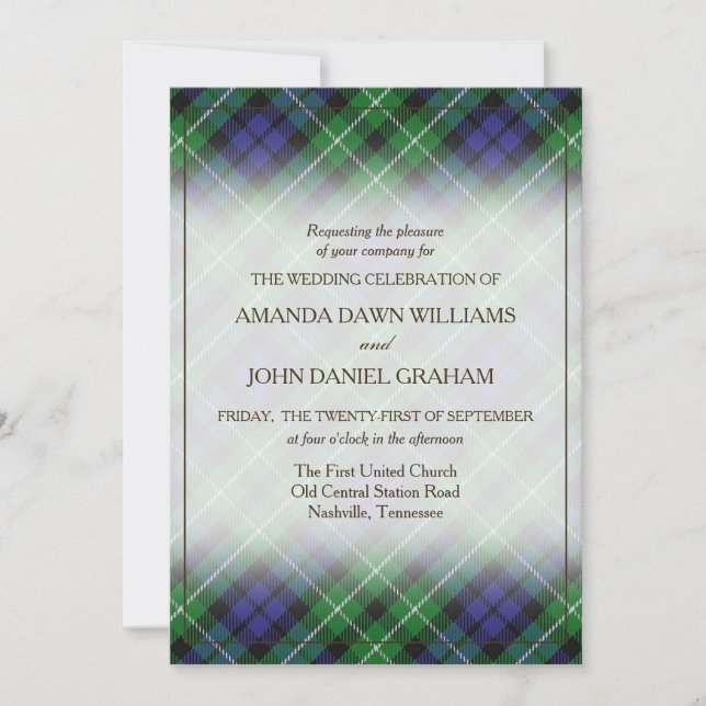 Tartan Beauty Clan Graham Scottish Kariert (Vorderseite)