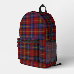 Tartan Bedruckter Rucksack