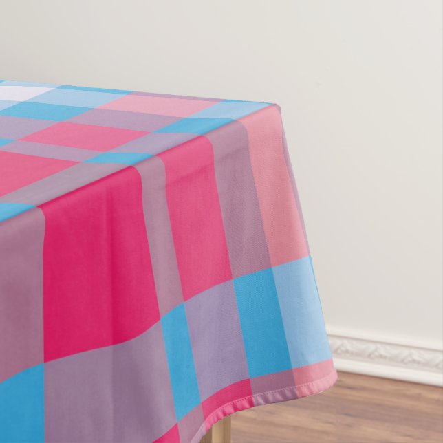 Tartan blau und rot tischdecke (Beispiel)