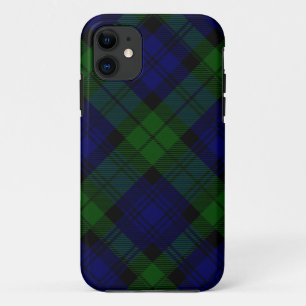 Tartan Blue Green Kariert iPhone 11 Hülle