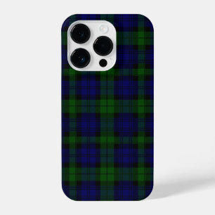 Tartan Blue Green Kariert iPhone 14 Pro Hülle