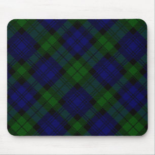Tartan Blue Green Kariert Mousepad