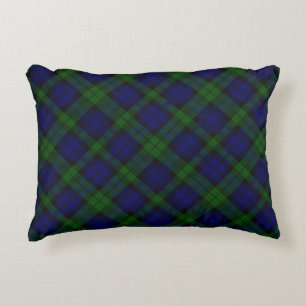 Tartan Blue Green Kariert Zierkissen