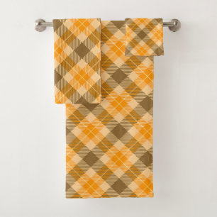 Tartan Brown et orange