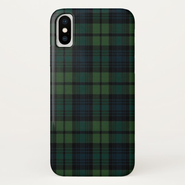 Tartan Case-Mate Barely There iPhone X Case (Rückseite)