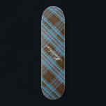 Tartan Clan Anderson Checkered Kariert Skateboard<br><div class="desc">Mit diesem Tartan Skateboard von Anderson Clan Scottish Print können Sie Ihr Tartan-Spiel verbessern, das sich für wärmere Monate eignet, während Sie Ihre Fähigkeiten beim Springen über Objekte beherrschen. TIP: Feiern Sie alles, was Tartan Clan Anderson bietet, und kombinieren Sie dies mit unserer Coffee Tasse, Küchentuch, Wasserflasche oder iPhone-Gehäuse, die...</div>