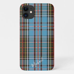 Tartan Clan Anderson Karo Hellblau Karomuster Case-Mate iPhone Hülle