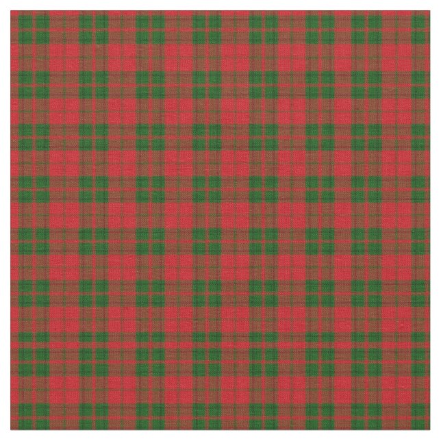 Tartan Clan Drummond Kariertes Muster Stoff (Nahaufnahme)
