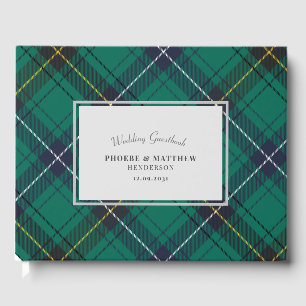Tartan Clan Henderson Lit Un Livre D'Invité