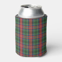 Tartan Clan MacCulloch Red Green Kariert Pattern