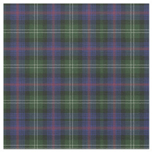 Tartan Clan Sutherland Muster Kariert Stoff