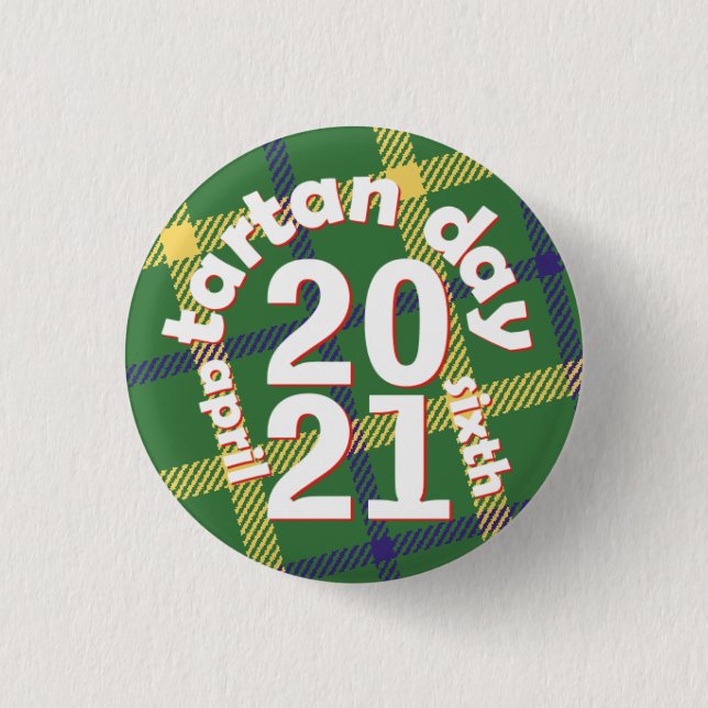 Tartan Day 2021 Button (Vorderseite)