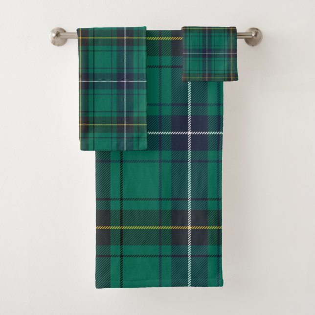 Tartan de chèque vert de Clan Henderson (En situation)