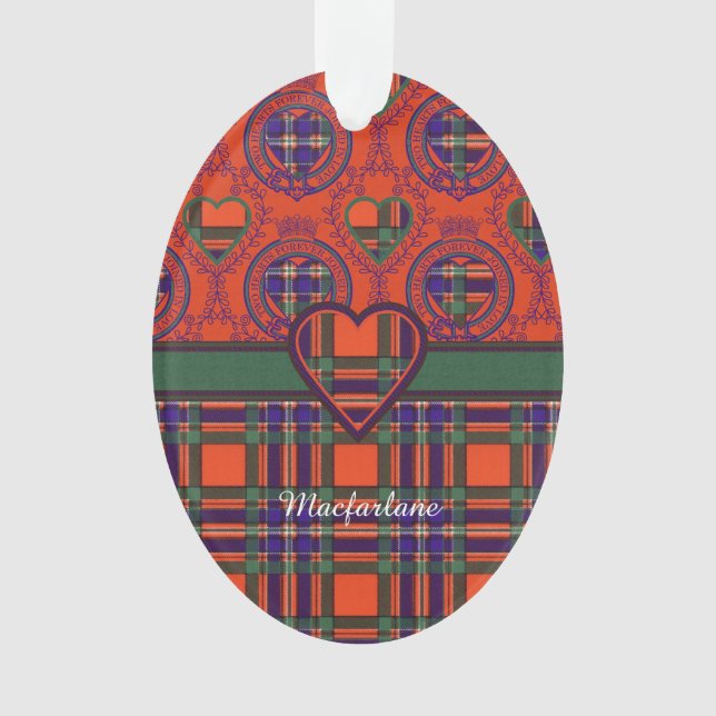 Tartan d'écossais de plaid de clan de Macfarlane (devant)