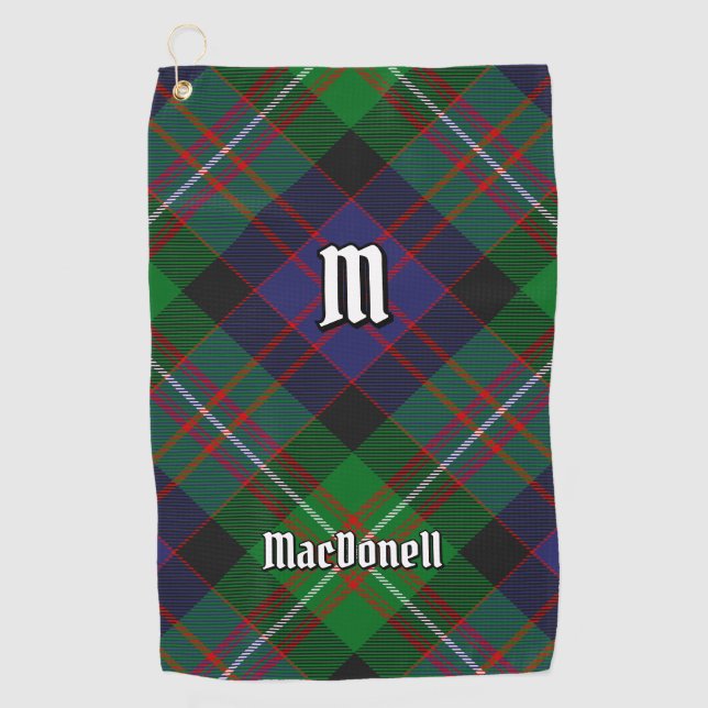 Tartan des Clan MacDonell of Glengarry Golfhandtuch (Vorderseite)