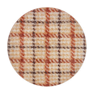 Tartan Design: Klassische Textil Textur. Schneidebrett