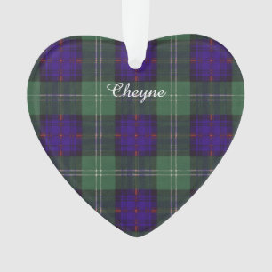 Tartan écossais de kilt de plaid de clan de Cheyn