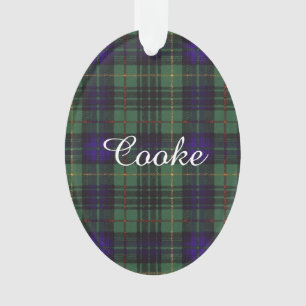 Tartan écossais de kilt de plaid de clan de Cooke