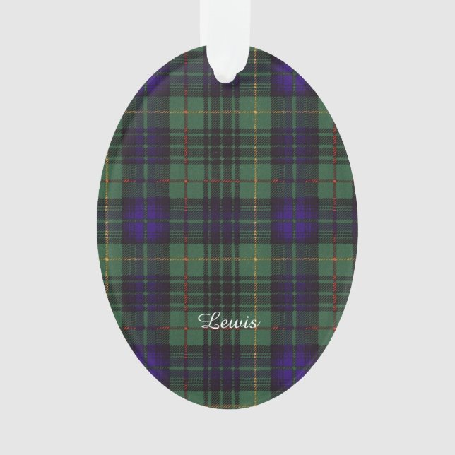 Tartan écossais de kilt de plaid de clan de Lewis (devant)