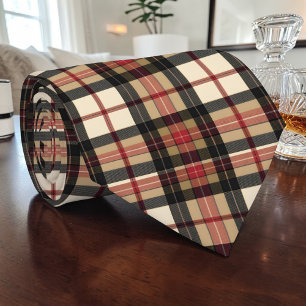 Tartan Écossais Personnalisé Cravate