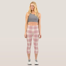 Tartan écossais Plaid femmes Yoga Capri Leggings