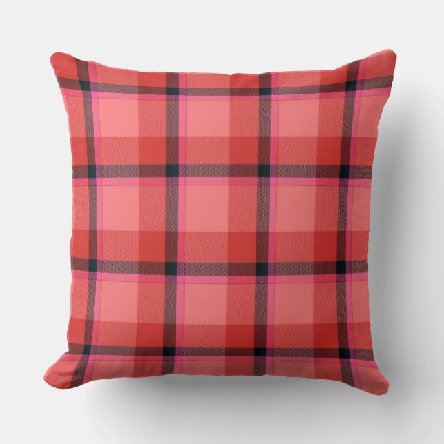 Tartan-Entwurf Kissen (Vorderseite)