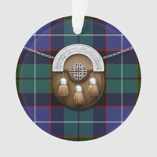 Tartan et escarcelle de Galbraith (devant)