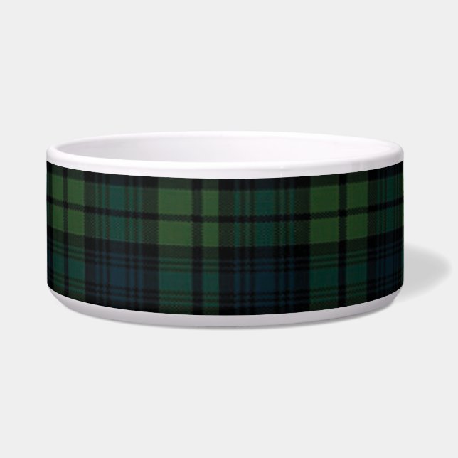 Tartan Fabric Large Pet Bowl Napf (Vorderseite)