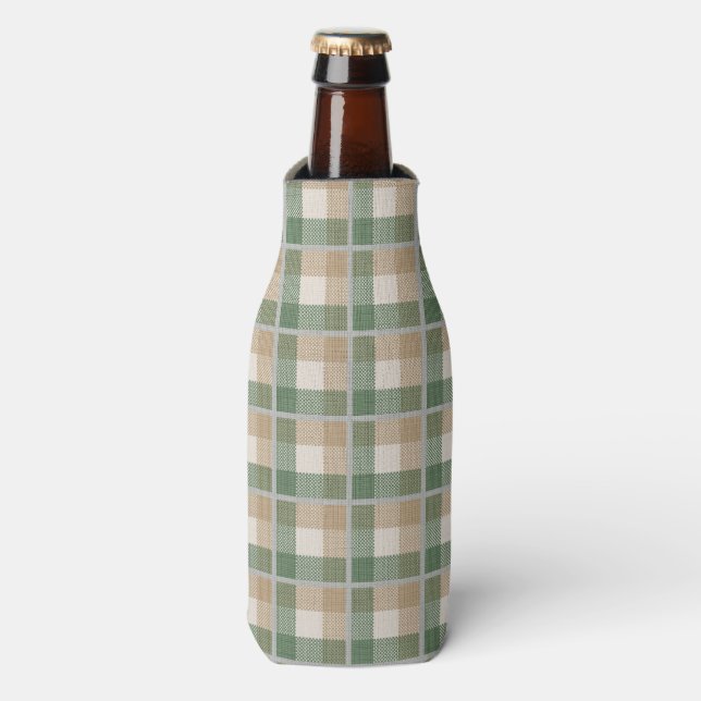 Tartan Flaschenkühler (Flaschenvorderseite)