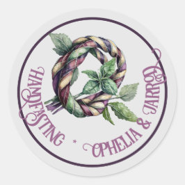 TARTAN HANDFASTING STICKERS FÜR GÜNSTIGE ENVELOPEN