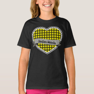 Tartan Hearts Highland Dance Girls Tanztop T-Shirt
