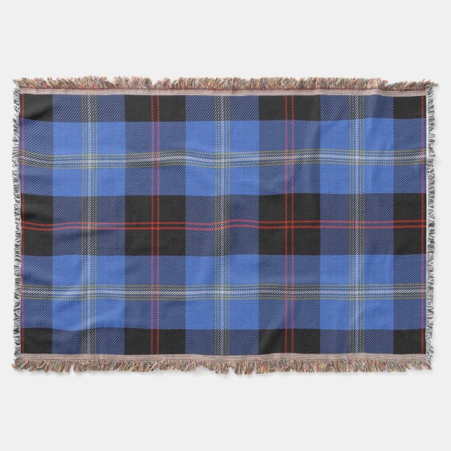 Tartan-Hügel-Wurfs-Decke Decke (Vorderseite)