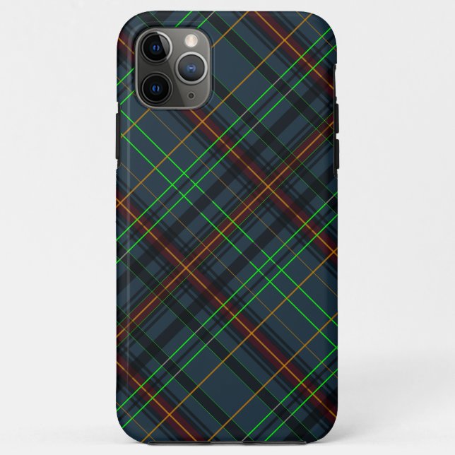Tartan in blau, orange, grün... Case-Mate iPhone hülle (Rückseite)