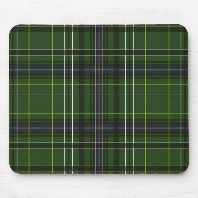 Tartan in grün mousepad (Vorne)
