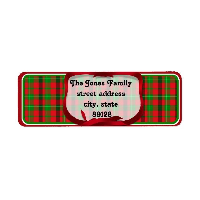 Tartan Kariert (2) Weihnachtsuntergrund (Vorne)