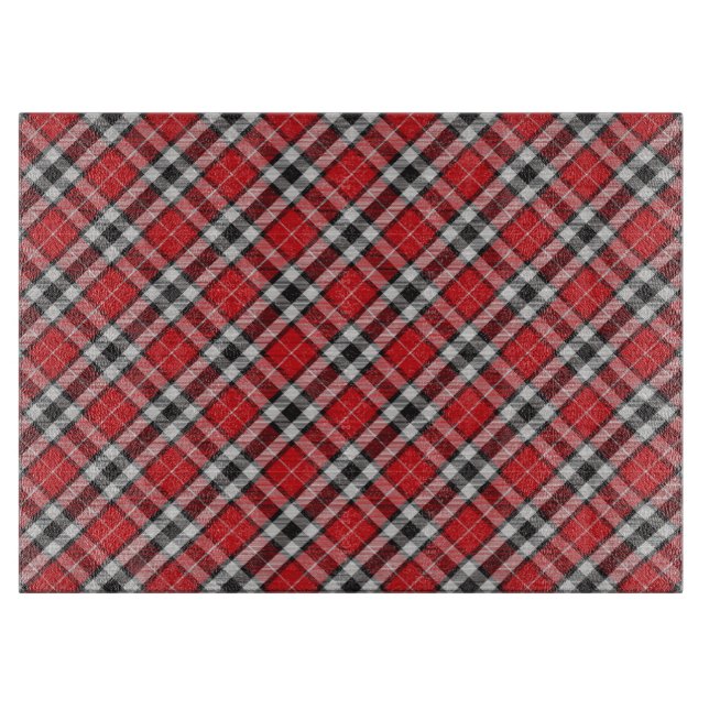 Tartan Kariert Cutting Board Schneidebrett (Vorderseite)