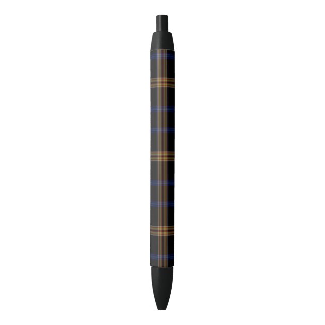 Tartan Kariert Kugelschreiber (Vorderseite Vertikal)