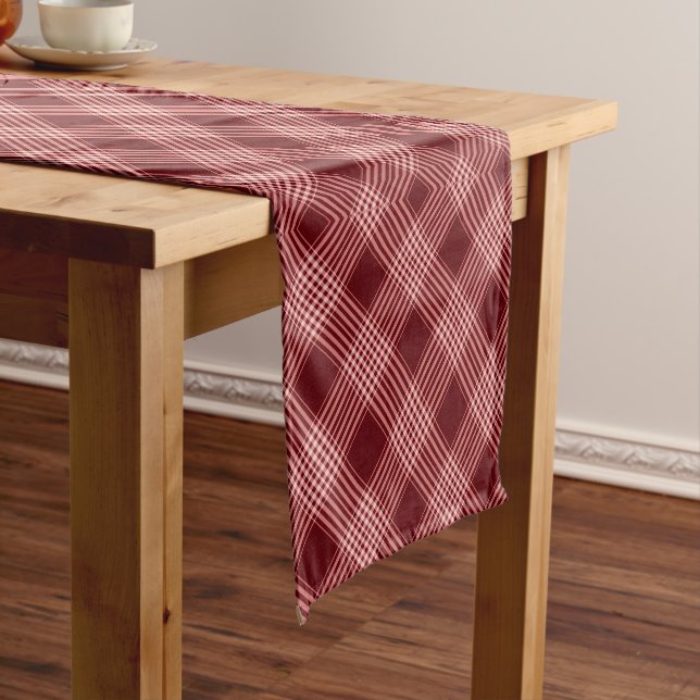 Tartan Kariert Kurzer Tischläufer (Beispiel)