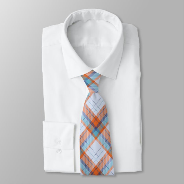 Tartan Kariert Neck Tie Krawatte (Gebunden)