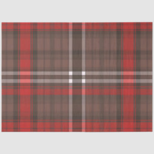 Tartan Kariert Red Traditional Trendy Collection Seidenpapier