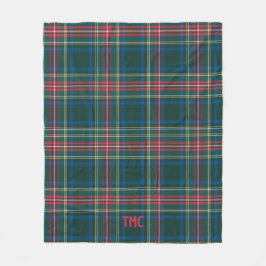 Tartan Karierte Ursprünge Weihnachten Fleecedecke