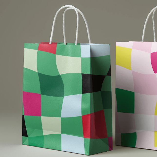 Tartan Karierte Weihnachten Mittlere Geschenktüte (Von Creator hochgeladen)