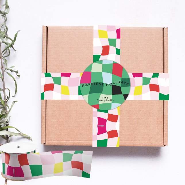 Tartan Karierte Weihnachten Satinband (Von Creator hochgeladen)