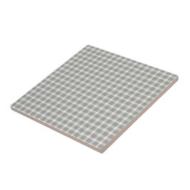 Tartan-kariertes Beige-, Blaues u. Orangen-Nr. 57 Fliese