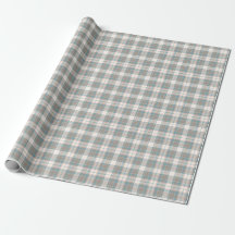 Tartan-kariertes Beige-, Blaues u. Orangen-Nr. 57