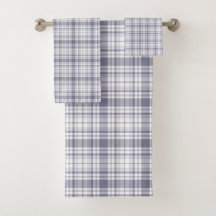 Tartan-kariertes Lila u. Weiß-Nr. 61