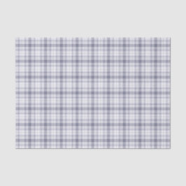 Tartan-kariertes Lila u. Weiß-Nr. 61 Seidenpapier